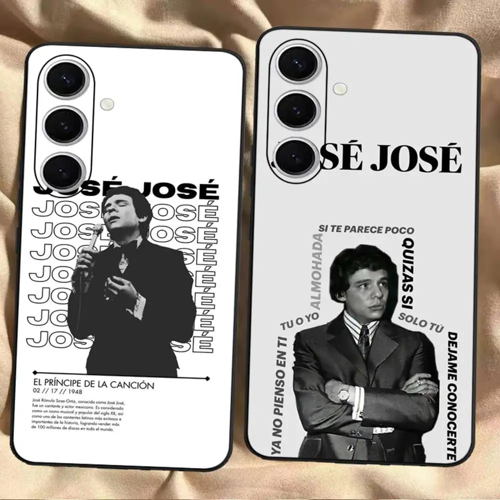 Jose Jose Mexico Singer Phone Case For Samsung S 24 Fe 25 Ultra Plus 20 Lite 21 30 22 23 24 22 Ultra 5G Fundas