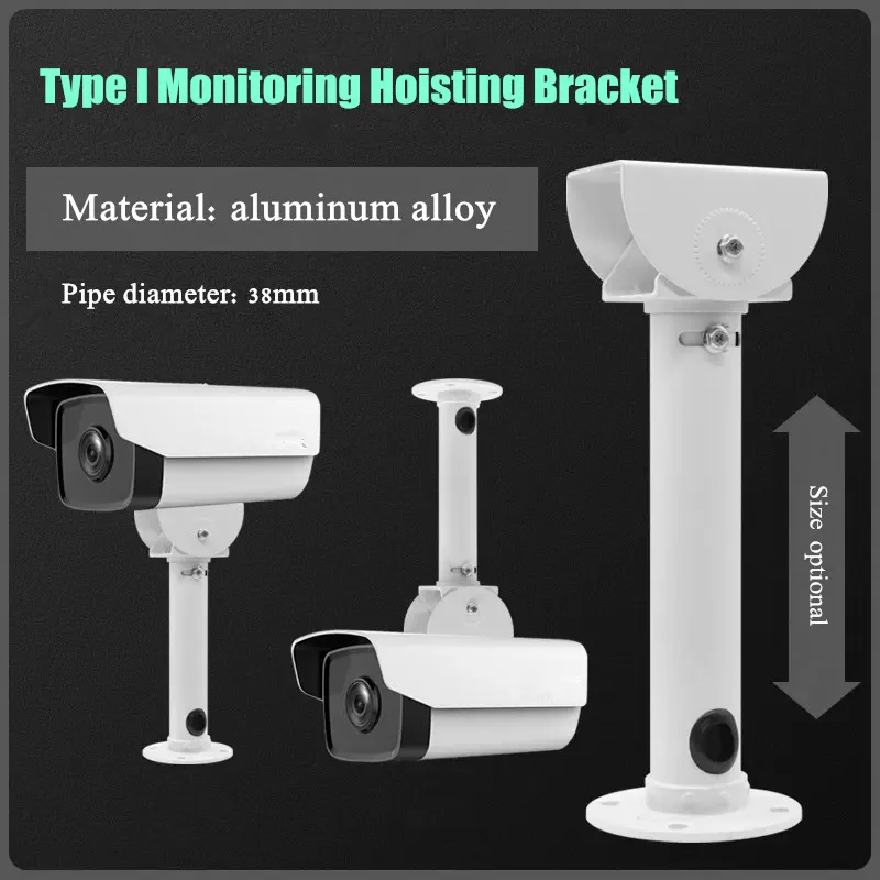 Security Camera Mount Bracket Aluminum Alloy Thickened Universal Camera Wall Ceiling Mount Bracket Bullet Camera Holder Stand