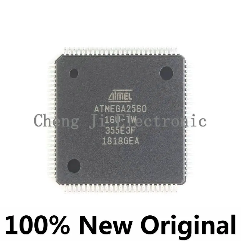 

2/5 шт./лот ATMEGA2560-16AU, ATMEGA2560-16AUR, TQFP-100, новый оригинальный чип микроконтроллера