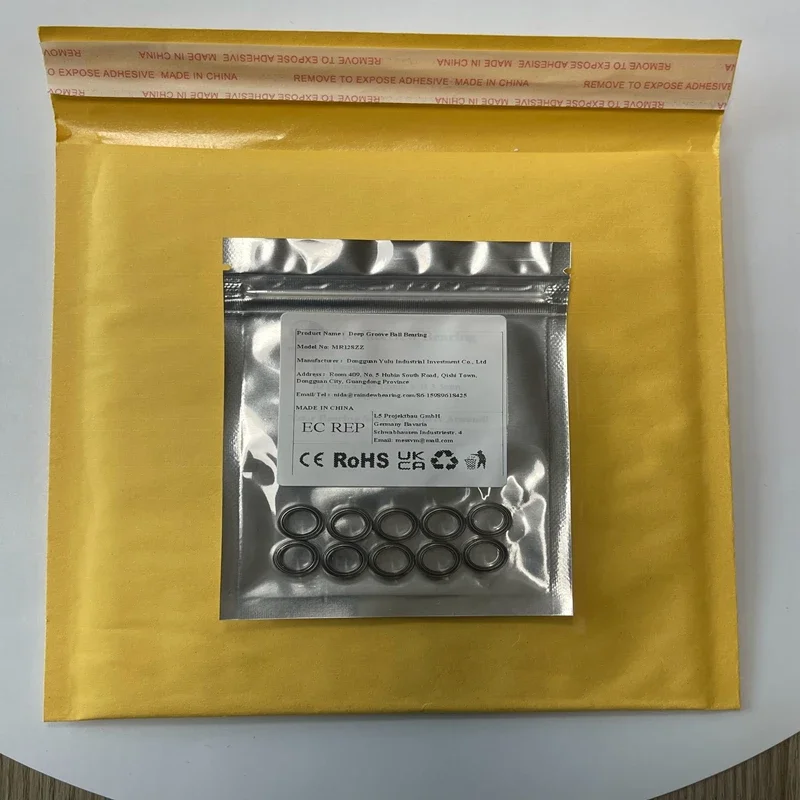 

10PCS MR128ZZ 8X12X3.5 mm Bearing ABEC-7 Miniature MR128-2Z Ball Bearings MR128 ZZ L-1280ZZ MR128z