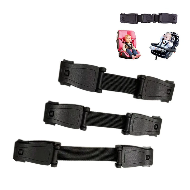 Car Seat Belt Adjustable Strap Highchair Safety Harness Strap Lock Anti Escape Child Baby Chest Clip Travel Car Backpack Clip