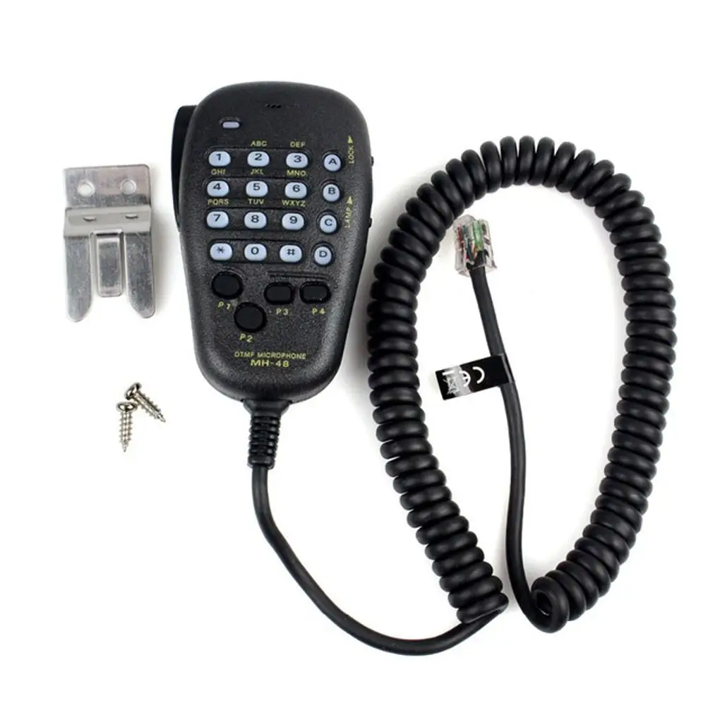 MH-48 Car Radio Mic 6 Pin DTMF Microphone Speaker for Yaesu Mobile Radio FT-7800R FT-8800R FT-8900R