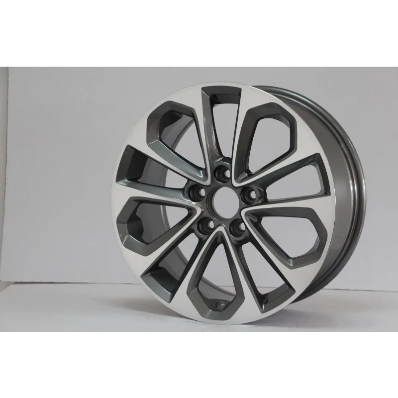 16 17 18 Inch 5 Lugs Holes Diamond Design Aluminum Rims  Passenger Car Alloy Wheel For