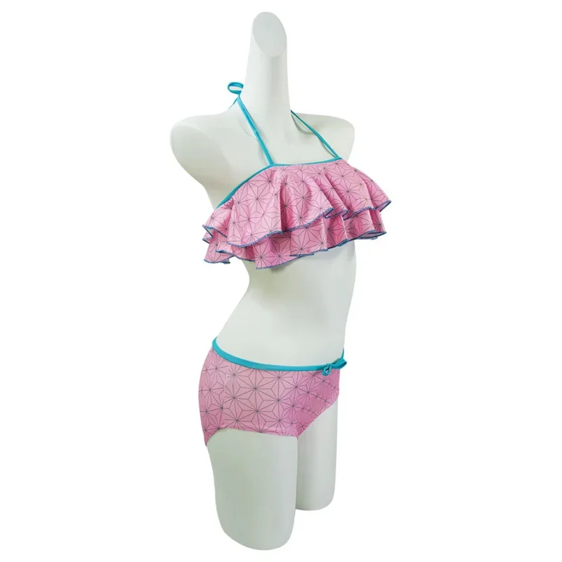 

2025 New Anime Demon Slayer Costume for Girls, One-Piece Swimsuit, Tanjirou, Nezuko, Zenitsu, Sexy ★ ★ ★ hh