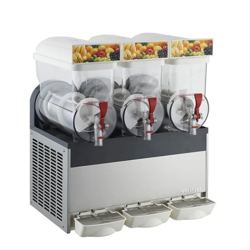 Commercial Electric Slush Machine Model XRJ-15L*3 for Sale
