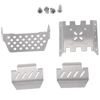 Metal Chassis Armor Axle Protector Plate for Yikong YK4082 YK4102 YK4103 Absima Sherpa RC Crawler Car Upgrade Part