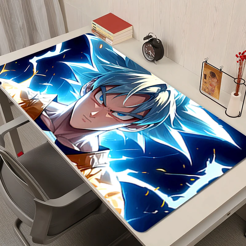 แผ่นรองเมาส์ Anti-SLIP แผ่นรองเม้าส์สําหรับเล่นเกมอุปกรณ์เสริมพีซี HD Mousepad ขนาดใหญ่ Dragon Ball ขยายแป้นพิมพ์รูปแบบแท็บเล็ต Pad