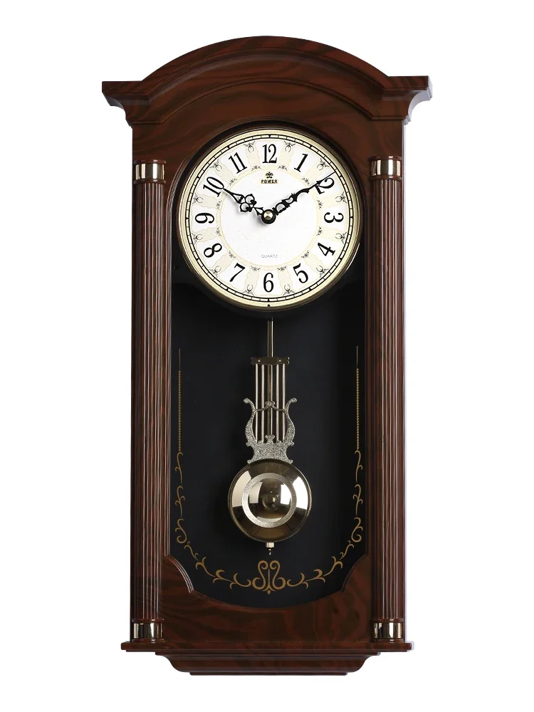 Chinese Creative Large Wall Clock Retro Shabby Chic Wall Watches Home Decor Pendulum Clocks Relogio De Parede Gift Ideas FZ694