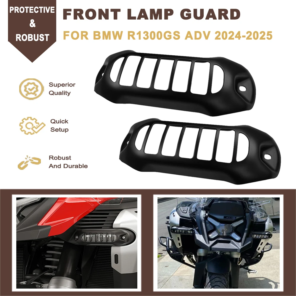 

For BMW BMW R1300GS Adventure R1300 R 1300GS ADV 2024 2025 Motorcycle Turn Signal Light Cover Headlight Grille Guard Protector