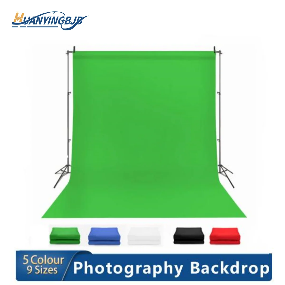 Backdrop Cloth Black Green Screen Color Cotton Background For Photography Products Decoration party Birthday Photo Studio Video