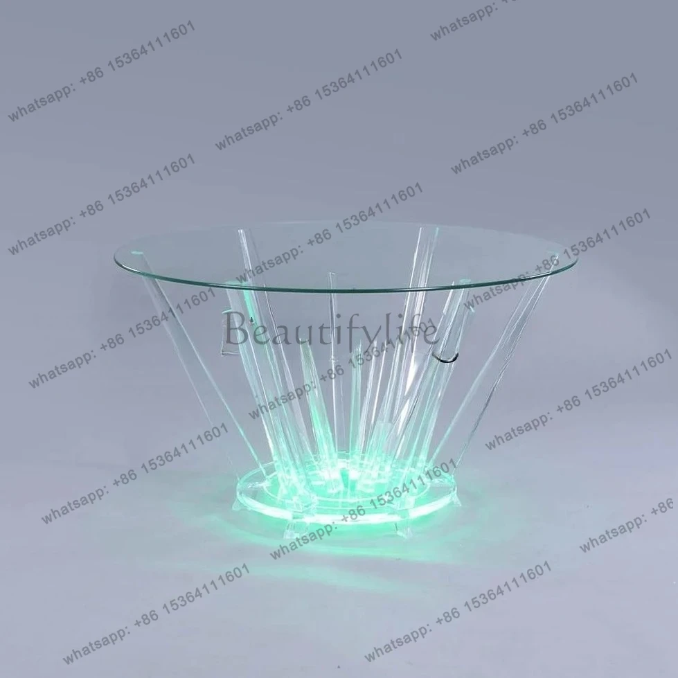 

Round Table Rock Slab Dining Table Multi-person Hotel Restaurant Clubhouse Box Hot Pot Table Tables and Chairs