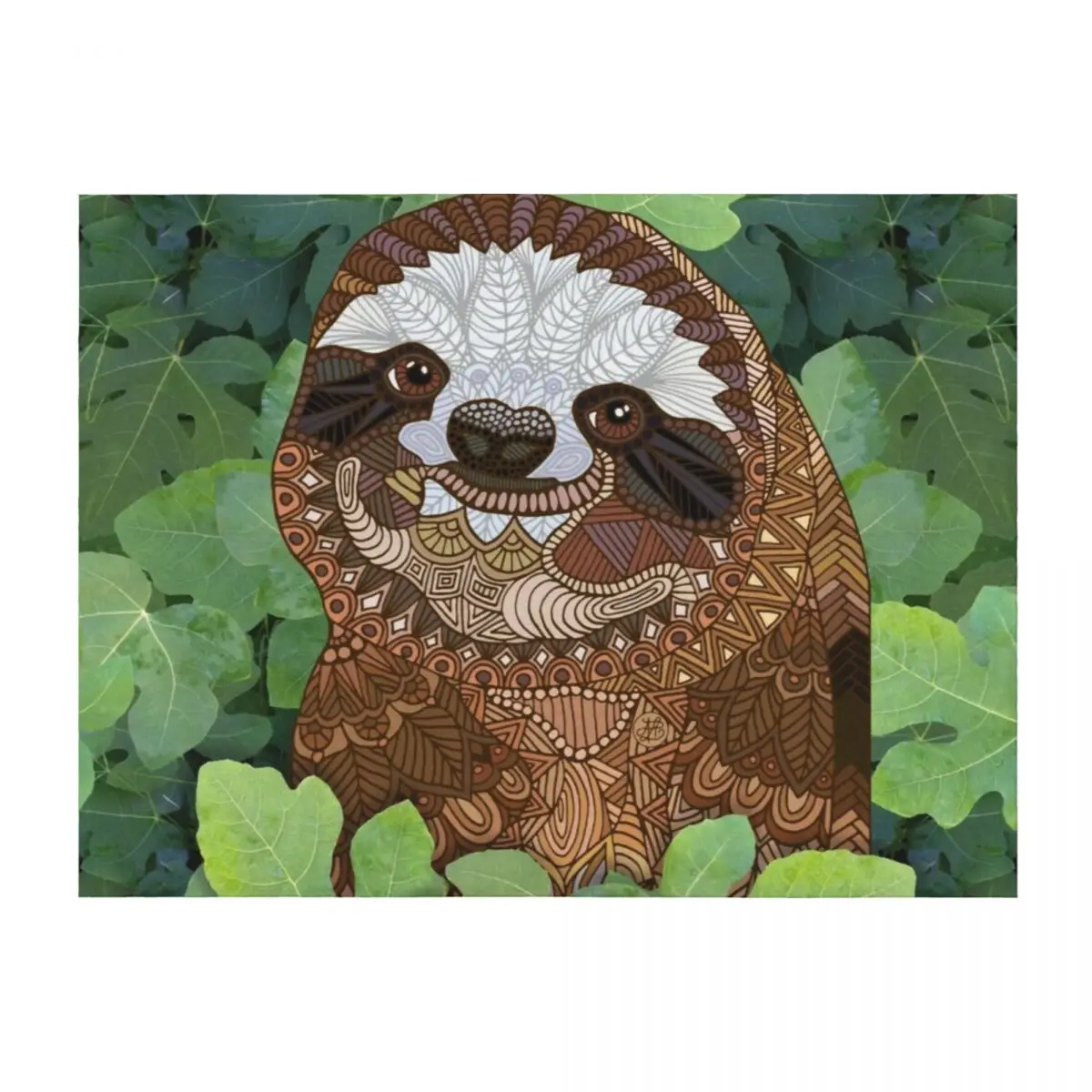 

Happy Sloth Throw Blanket heavy to sleep for sofa christmas decoration funny gift Blankets