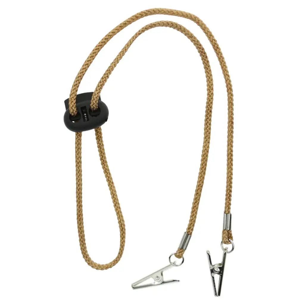 Universal Napkin Clip Chain Adjustable Lanyard Holder for Adult Kid Meal Accessories Table Protection