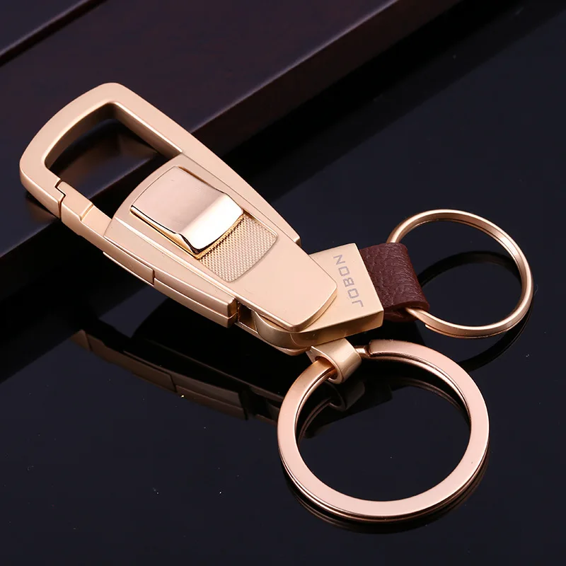 Jobon Classic Car Key Chain Women Men Luxury Keychain for Key Ring Holder Bag Pendant Best Xmas Gift for Jewelry Purse Charms