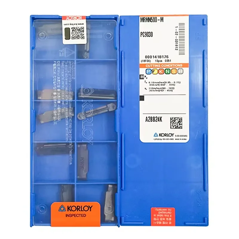 

KORLOY Turning Tool MRMN500-M NC3020 NC3030 NC3120 PC6510 PC9030 Grooving Carbide Inserts 10pcs