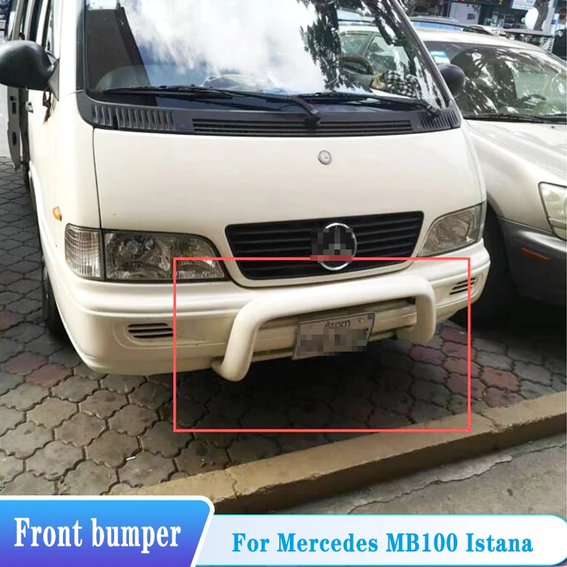 For Mercedes Benz MB100 Istana Front Bumper Guard Splitter Lip Spoiler Diffuser Guard Body Kit Styling Tuning Accessories