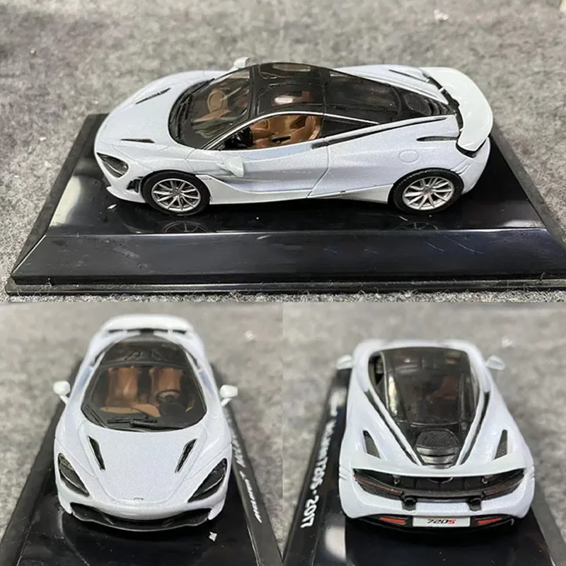 DieCast 1:43 Alloy 720S Classic Sport Car White Simulation Vehicle Model Toy Child Kids Adult Hobby & Collectibles Souvenir Gift