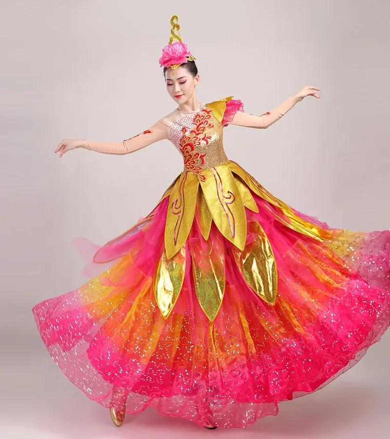 Kostüme in den Lichtern Weiblicher großformatiger Jubiläumsfeier Song Partner stimmungsvoller Eröffnungstanz großer Swingrock