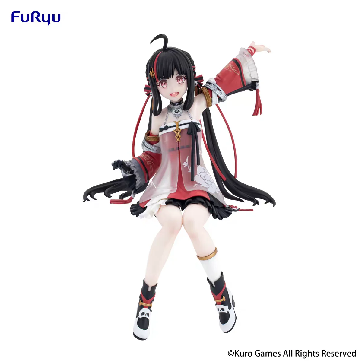 In Voorraad FuRyu Originele GRIJZE RAVEN: PUNISHING Pu Lao Hua Zhong Instant noodle druk PVC Figuur Anime Action Model Speelgoed Gift