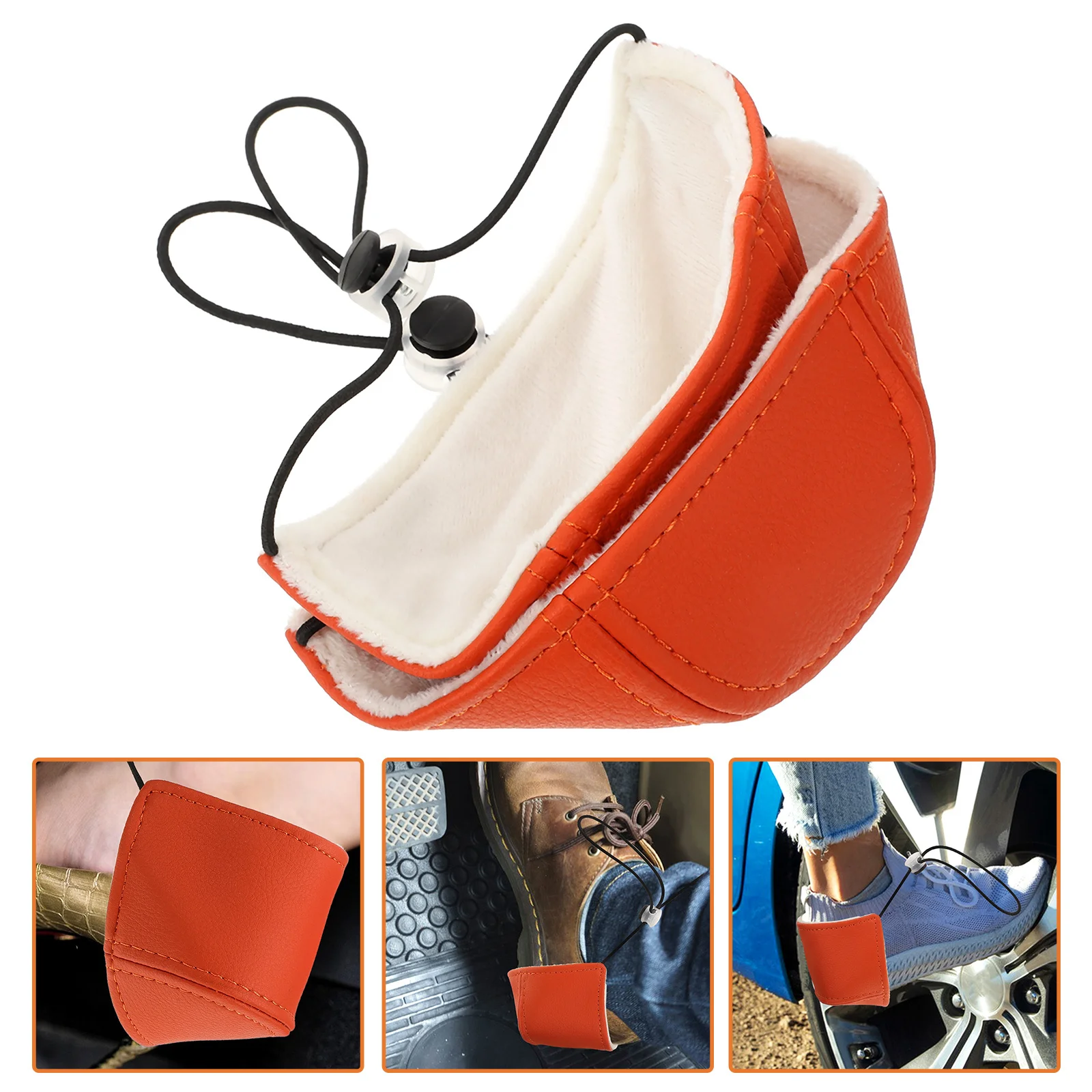 

2Pcs Universal Shoe Heel Protectors for Driving Adjustable Anti-Slip Heel Guards Wear Resistant Protection for Men and Women