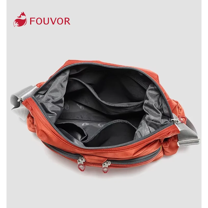Fouvor Women\'s Shoulder Bag 2025 Trend Nylon Crossbody Bags New Fashion Large High Quality Half Moon Bag Female Handbag 2587-05