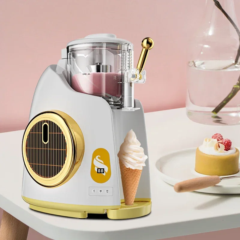 Office Home Desktop Automatic Ice Cream Making Machine Commercial Soft Drink