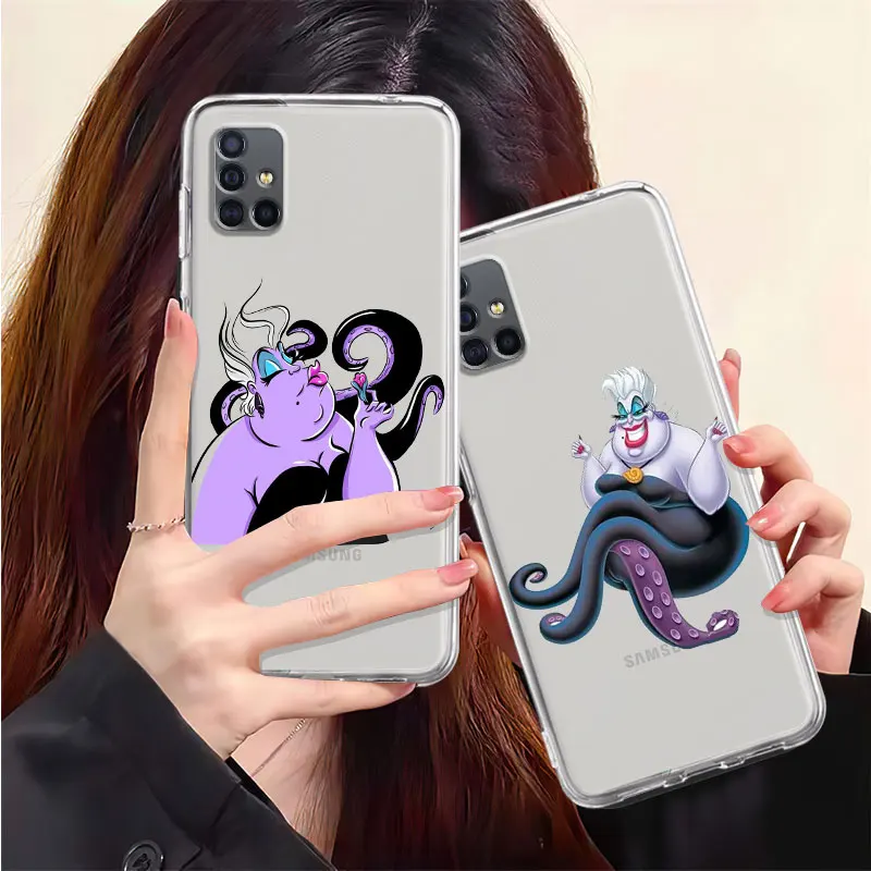 Ursula Villains Disney Case for Samsung Galaxy A21s A22 A24 A11 A14 A32 A12 A23 A41 A31 A72 A73 A52 A33 A53 A13 A34 A54 Cover