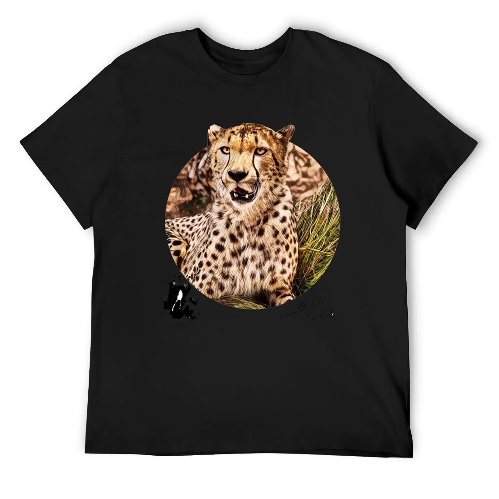 

Cheetah noon T-Shirt summer top shirts graphic tees sports fans men workout shirt