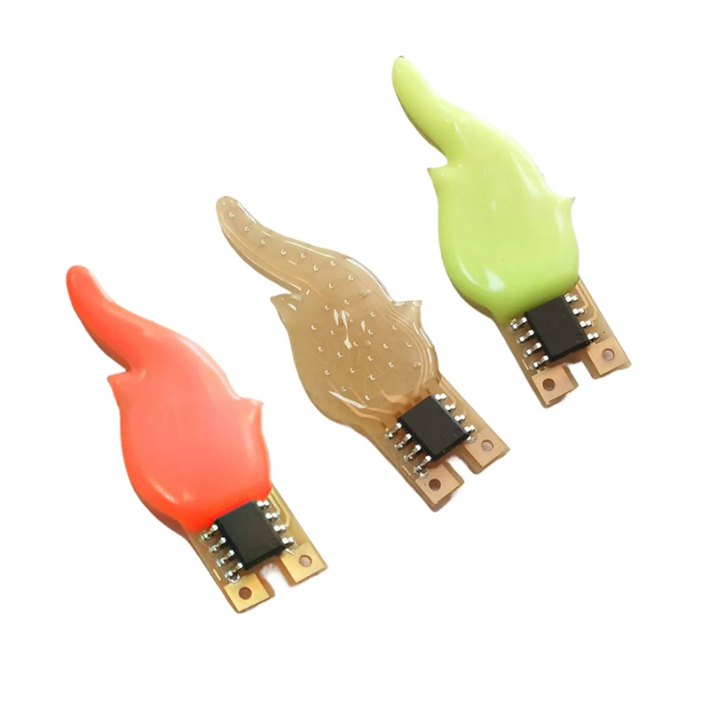 3v Led Cob Flash Candles Flexible Filament Diode Light Decoration Light Bulb Accessories DIY Candle Light Parts