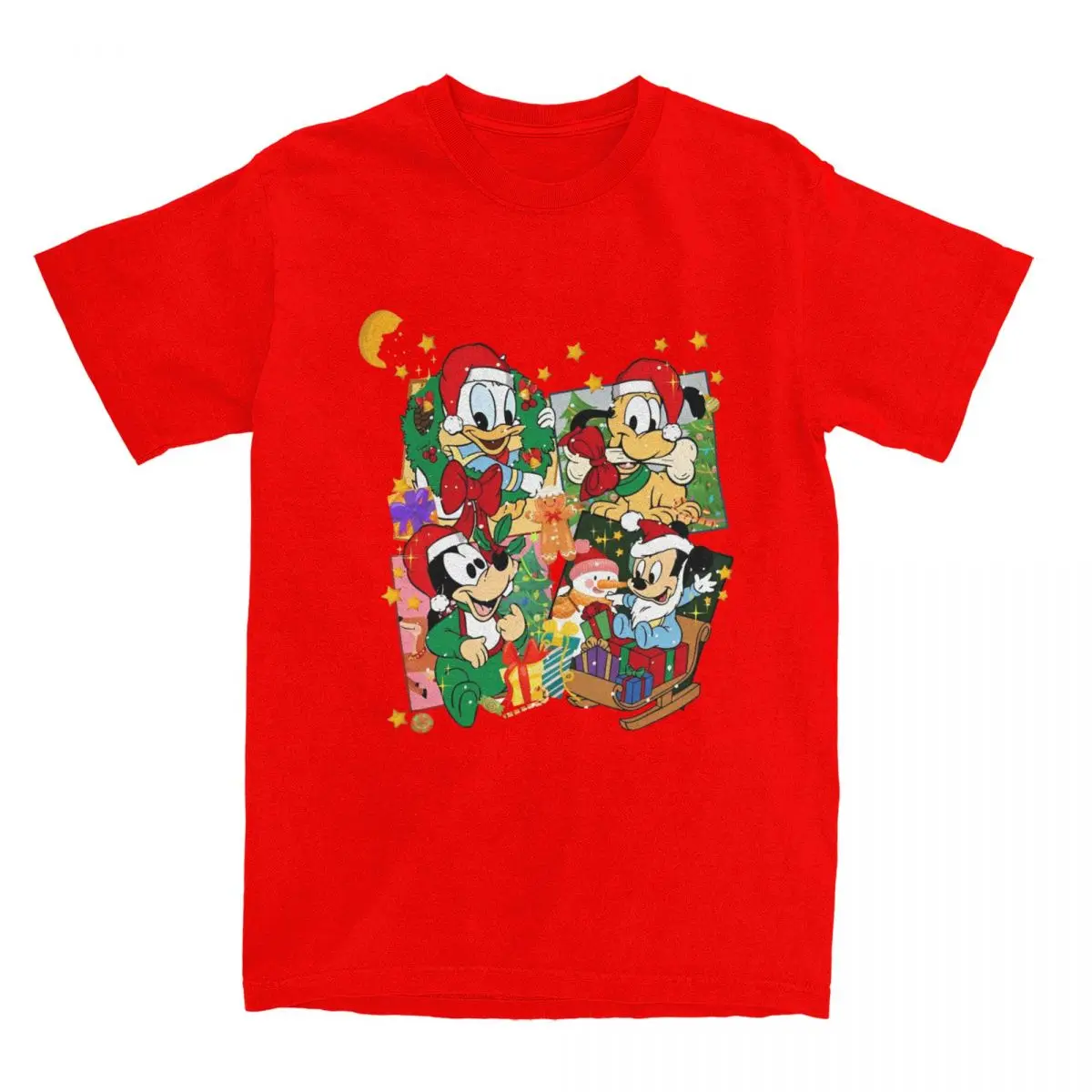 

Mickey Mouse And Friends Baby T-Shirt Summer Y2K Fun T-Shirts Cotton Hipster Tee Shirt For Men Short Sleeve Casual Tees