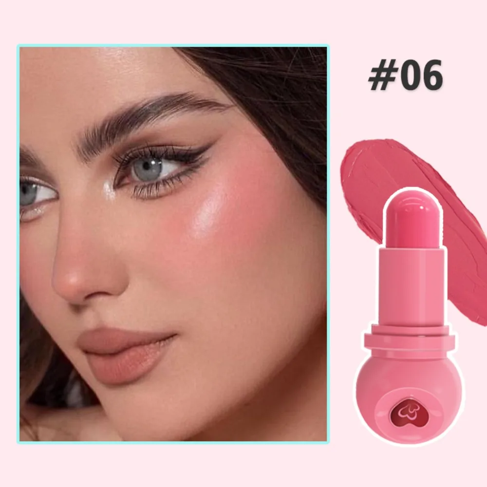 บลัชออนแบบแท่งแบบใช้คู่เพิ่มสีสันให้กับใบหน้าอย่างเป็นธรรมชาติ บลัชออนติดทนนานให้ความชุ่มชื้นเมคอัพรูจ