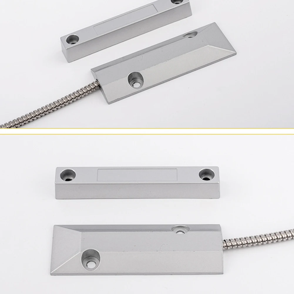 

Zinc Alloy Sensor Security Sensor 30cm Cable Length Garage Door Sensor Zinc Alloy Construction Easy Installation