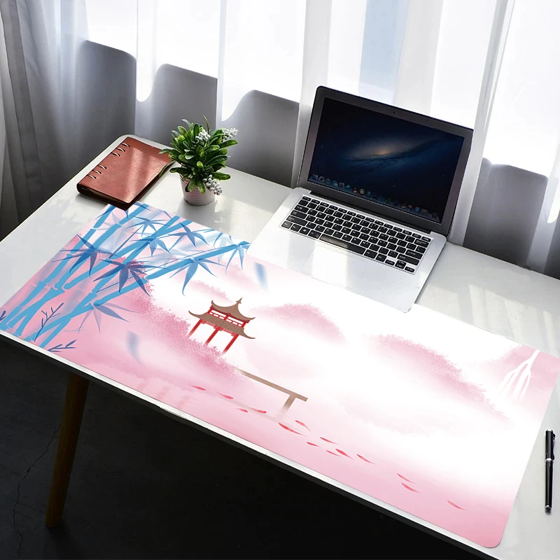 

Mouse Pad PC Non Slip Rubber Mousepad Laptop Gamer Cabinet Natural Landscape Keyboard Pad Office Computer Gaming Desk Mouse Mat