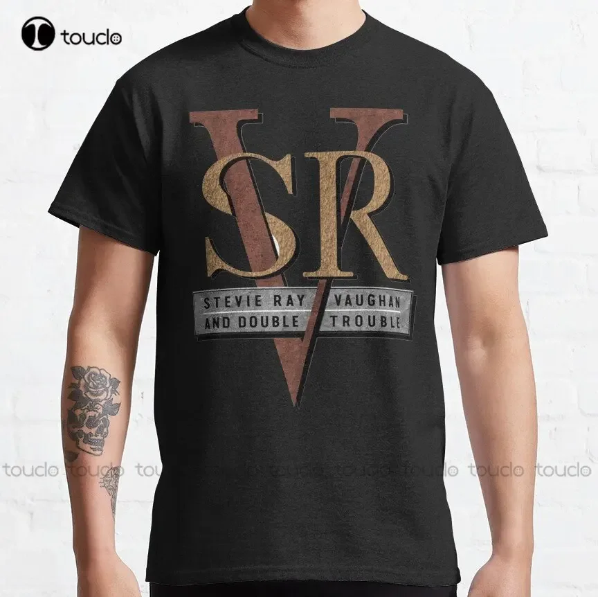 Srv Stevie Ray Vaughan Classic T-Shirt Custom Aldult Teen Unisex Digital Printing Tee Shirts Funny Art Streetwear Cartoon Tee