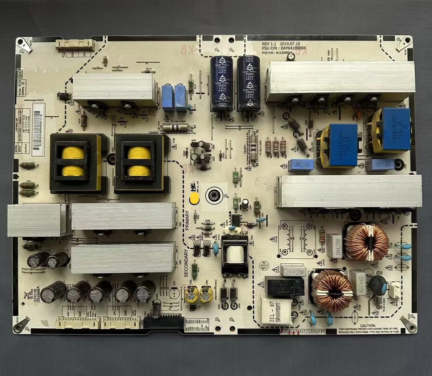 

55VH7E Power Supply Board EAY64109004 LGP4955-16P
