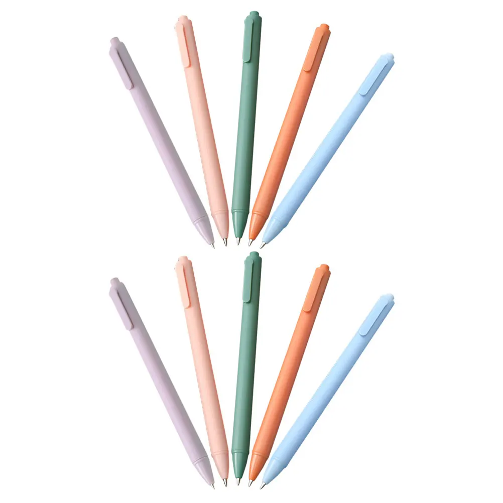 

10 Pcs Gel Pen Fancy Aesthetic Pens Carton Christmas for Adults Creative Stationery