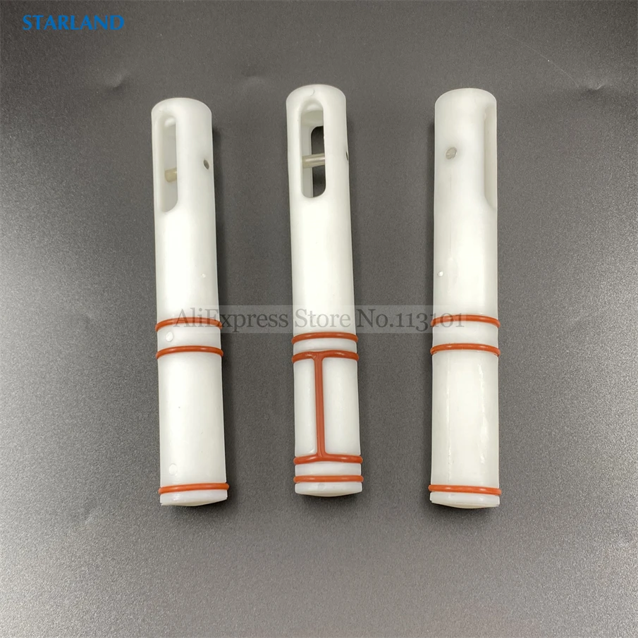 Three Ice Cream Discharge Valve Piston Bar Components Fittings ZM Soft Serve Ice Cream Machines Spare Parts Replacements 15.6cm