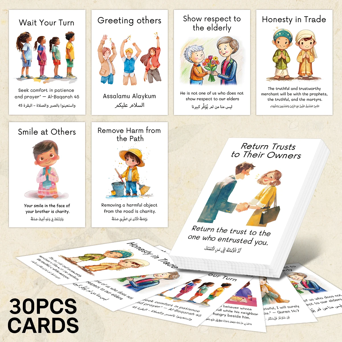 30Pcs Ramadan&Islam…