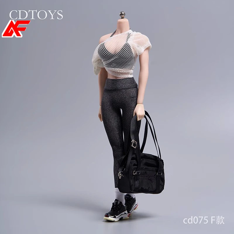 cdtoys cd075 1/6 Scale Stretch Tight Yoga Suit Sports Wear Clothing Fit For 12'' TBL PH JO Female Action Figure Body Dolls