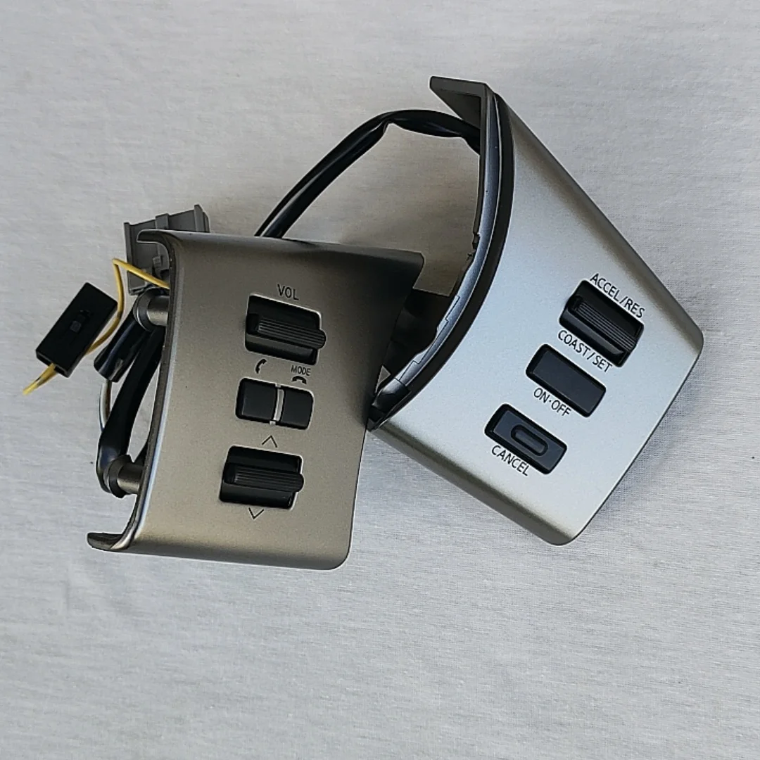 

For Nissan Navara 2010 Cruise Control Buttons Steering Wheel Audio Music Control Switch Cruise Buttons