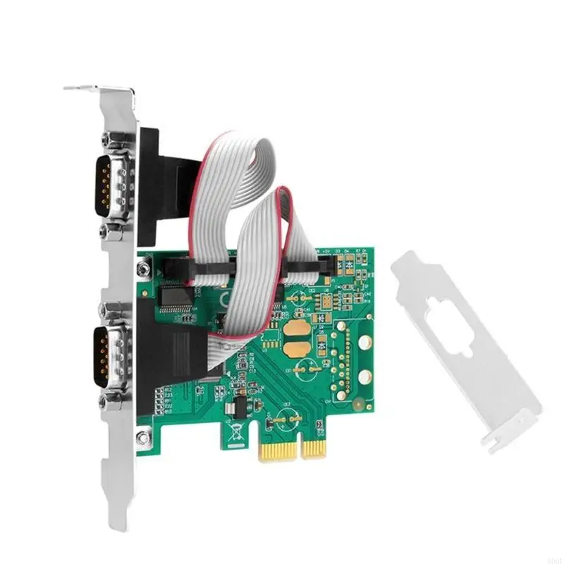 Комбинированная плата последовательного порта PCI-E 900F (2) Плата адаптера последовательного порта RS232 PCI для Express PCIe