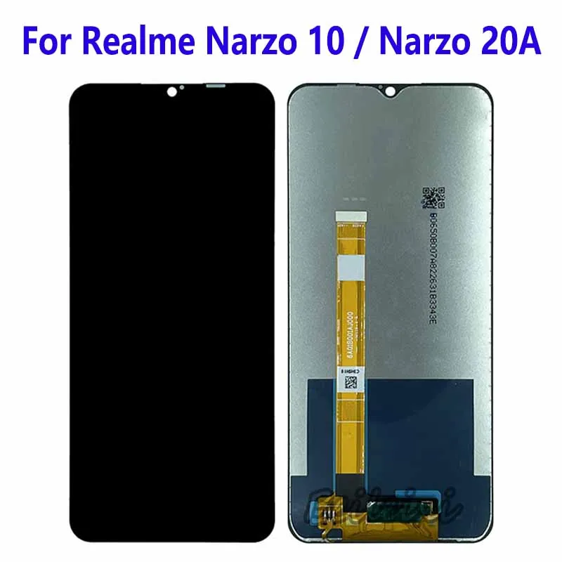 For Realme Narzo 10 RMX2040 LCD Display Touch Screen Digitizer Assembly For Realme Narzo 20A RMX2050