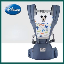 Disney Mickey Mouse Baby Carrier Waist Stool Front Hold Lightweight Four Seasons Multifunctional Front and Back Baby Carrier