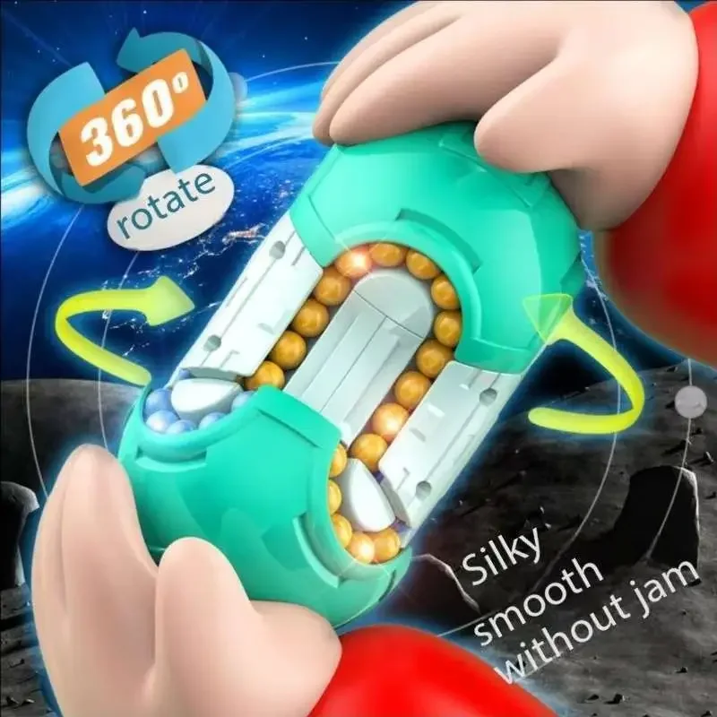 Stereoscopic Space Magic New Unique Puzzle Nine sided Bean Children's Toys Unique Rotating Ball Ball Children's Gift