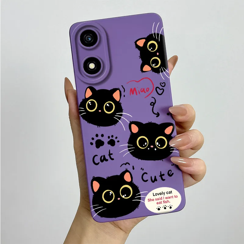 حافظة لهاتف هواوي هونور X5 بلس WOD-LX1 LX2 LX3 لينة سيليكون جميلة فراشة ريشة رسمت الغطاء الخلفي شل الغلاف #4