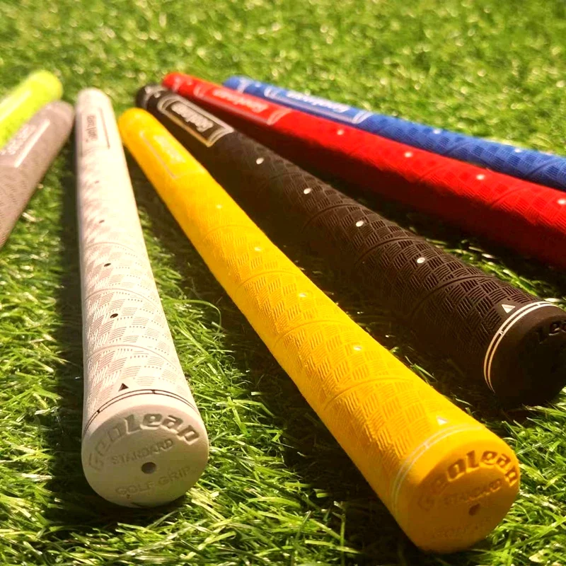 Impugnature per mazze da Golf per uomo, Standard, gomma media, antiscivolo, ferri da Golf morbidi, legni, impugnature universali, alta qualità