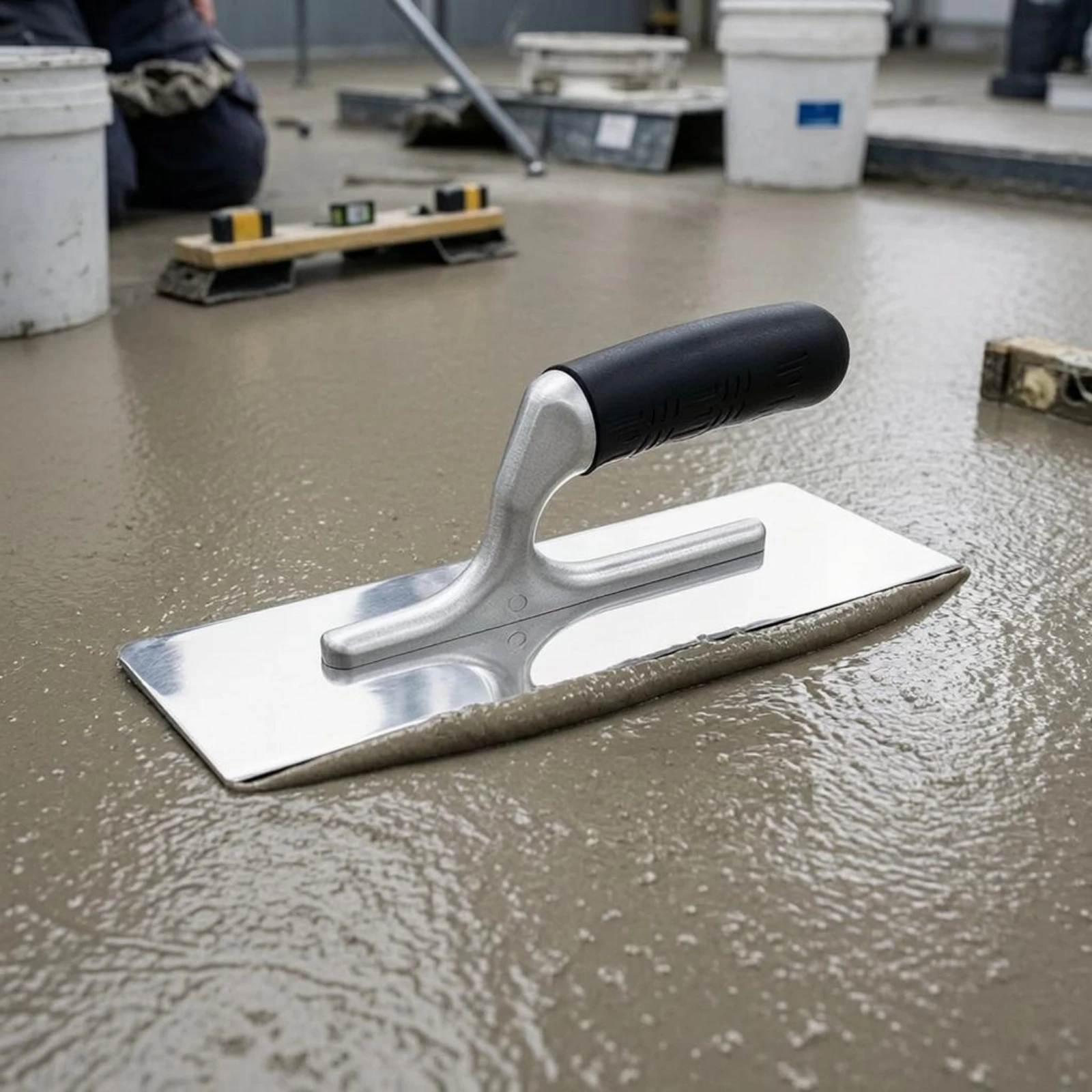 Plastering Trowel Black Finish Surface Smoother Construction Tool Corrosion Resistant