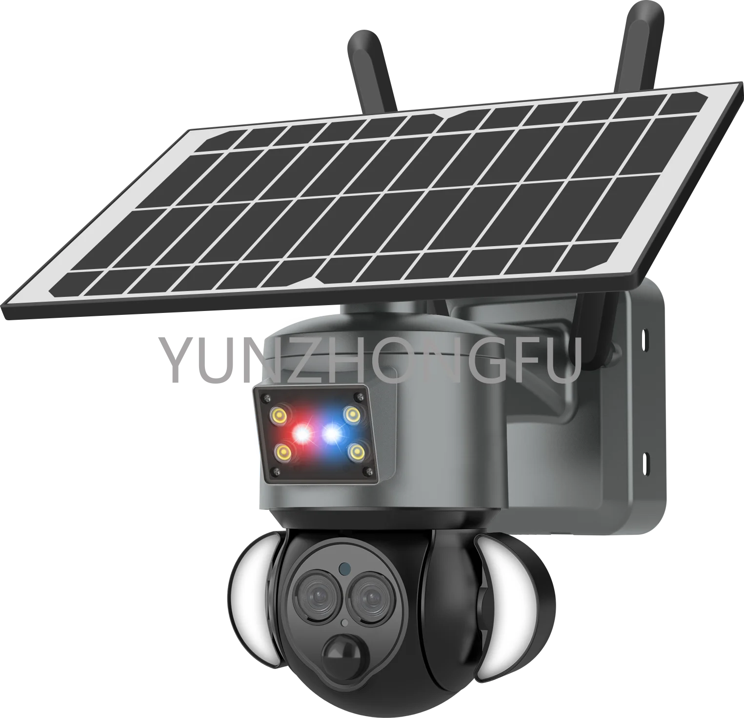 Auto Human Tracking Night Vision Surveillance Security Outdoor Cctv 4g Wifi Solar Powered Battery Floodlight Ptz Camera