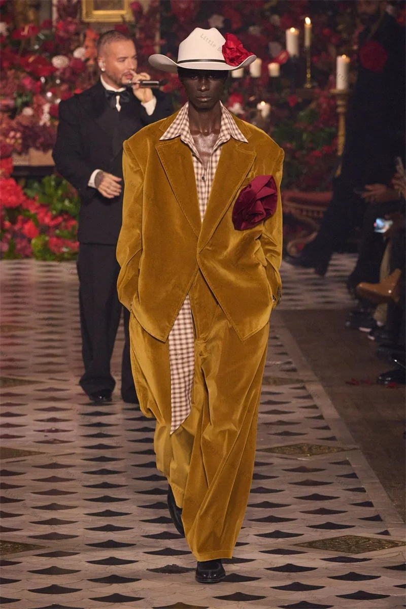 الخريف المخملية الرجال البدلة مجموعة 2 قطعة الزفاف سهرة سترة السترة بانت الشتاء مكتب رسمي الأعمال معطف الحفلات حسب الطلب