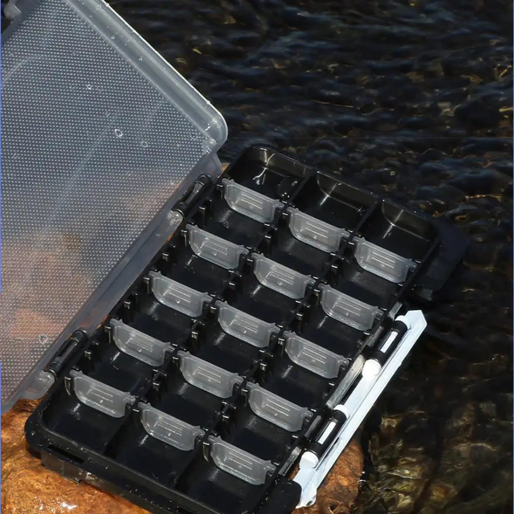 Fishing Storage Box  Practical Multi-grid Impact Resistant  Fishing Lure Hook Storage Box Angling Accessories